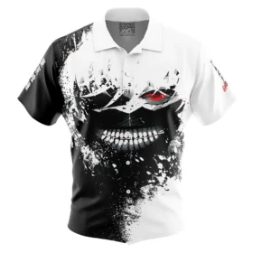 Chemise hawaïenne Ken Kaneki Tokyo Ghoul