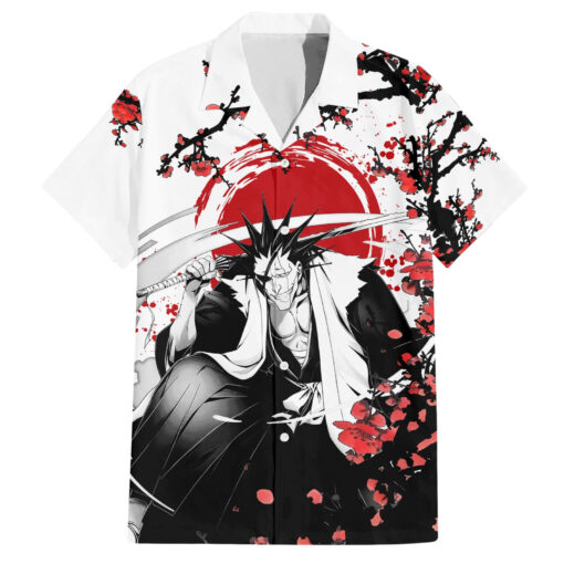 Chemise hawaïenne Kenpachi Zaraki style japonais Anime