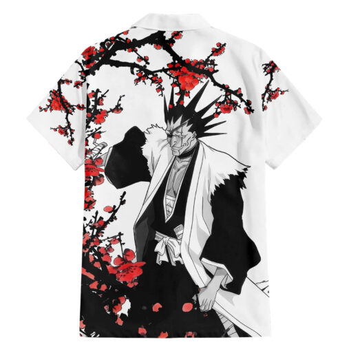 Chemise hawaïenne Kenpachi Zaraki style japonais Anime – Image 2