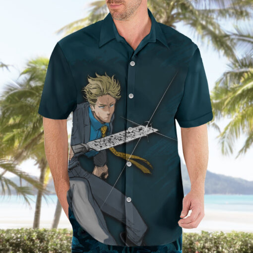 Chemise hawaïenne Kento Nanami JJK Anime Black Flash TS07 – Image 3