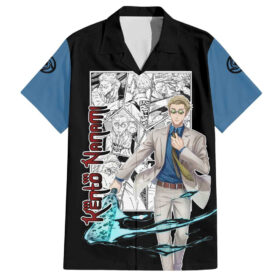 Chemise hawaïenne Kento Nanami Jujutsu Kaisen Manga Mix