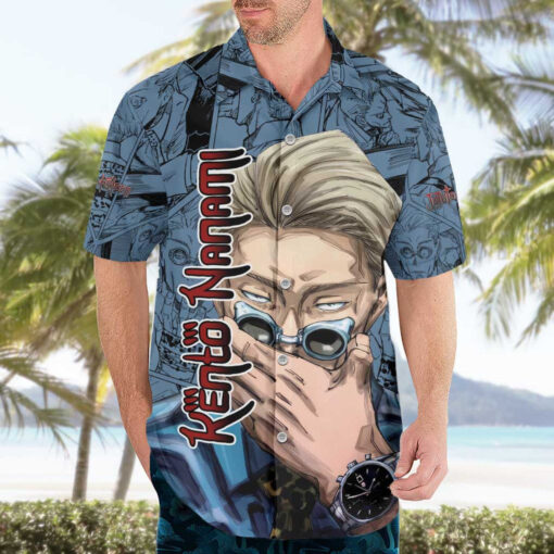 Chemise hawaïenne Kento Nanami Jujutsu Kaisen Anime – Image 3