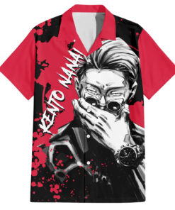Chemise hawaïenne Kento Nanami Jujutsu Kaisen style manga