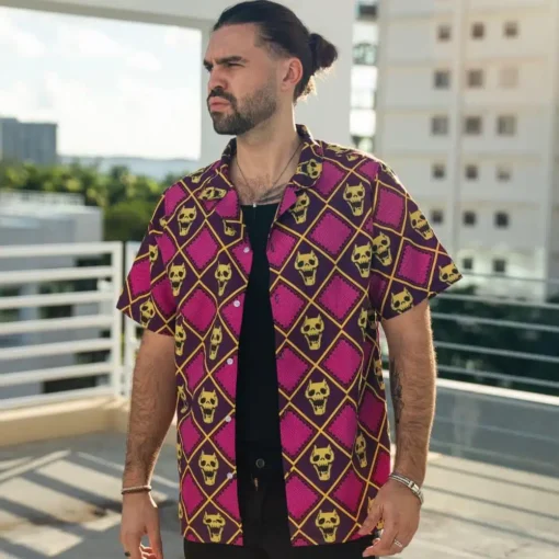 Chemise hawaïenne Yoshikage Kira Killer Queen JoJo’s Bizarre Adventure – Image 2
