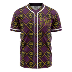 Maillot de baseball Yoshikage Kira Killer Queen JoJo’s Bizarre Adventure