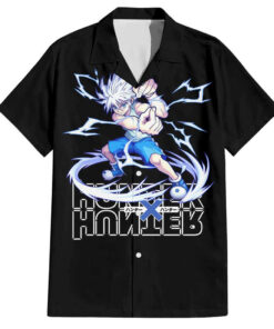 Chemise hawaïenne Killua Zoldyck Hunter x Hunter style japonais
