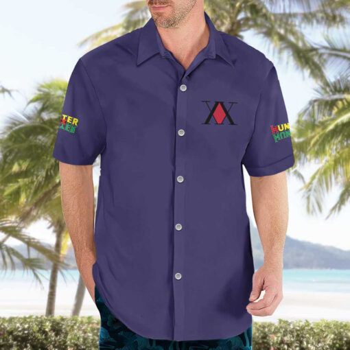Chemise hawaïenne Killua Zoldyck Hunter x Hunter Anime V2 – Image 3