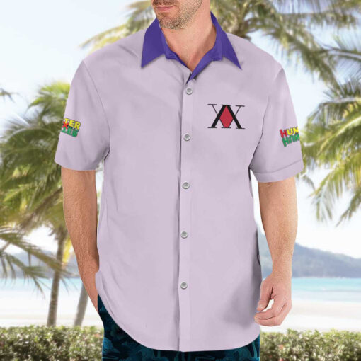 Chemise hawaïenne Killua Zoldyck Hunter x Hunter Anime V4 – Image 3