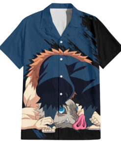 Chemise hawaïenne Inosuke Kimetsu Demon Slayer