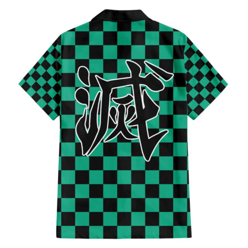 Chemise hawaïenne Tanjiro Kimetsu Demon Slayer Anime – Image 2