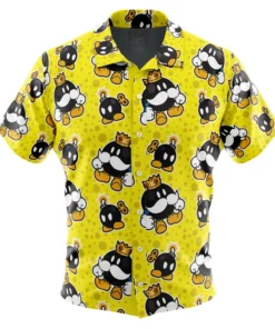 Chemise hawaïenne Roi Bob Omb Mario Bros