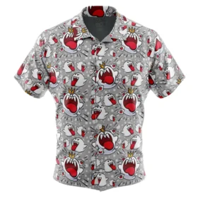 Chemise hawaïenne Roi Boo et Fantômes Boo Mario Bros