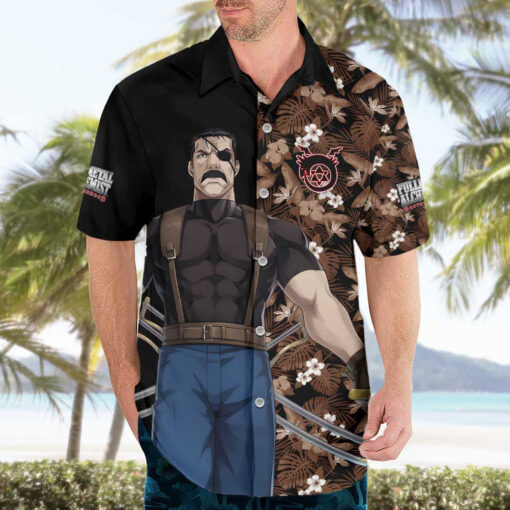 Chemise hawaïenne King Bradley Fullmetal Alchemist Anime – Image 3