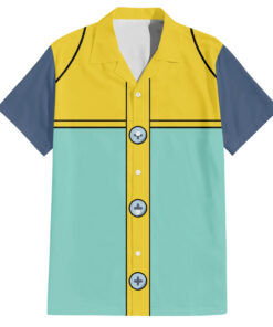 Chemise hawaïenne uniforme royal