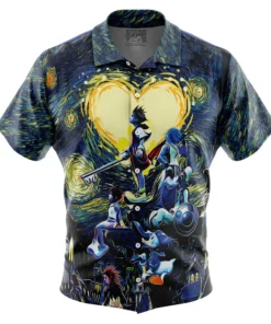Chemise hawaïenne Kingdom Hearts Nuit Étoilée