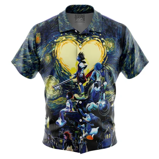 Chemise hawaïenne Kingdom Hearts Nuit Étoilée