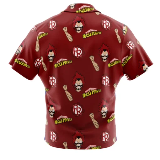 Chemise hawaïenne Kirishima Red Riot My Hero Academia – Image 2