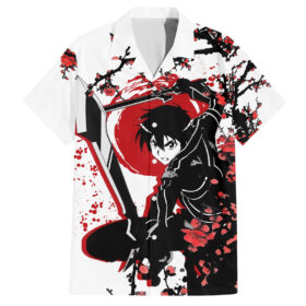 Chemise hawaïenne Kirito Sword Art Online Japon Anime