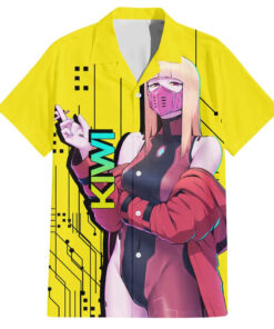 Chemise hawaïenne Kiwi Cyberpunk Edgerunners Anime