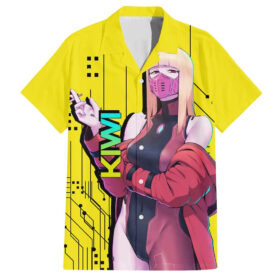 Chemise hawaïenne Kiwi Cyberpunk Edgerunners Anime
