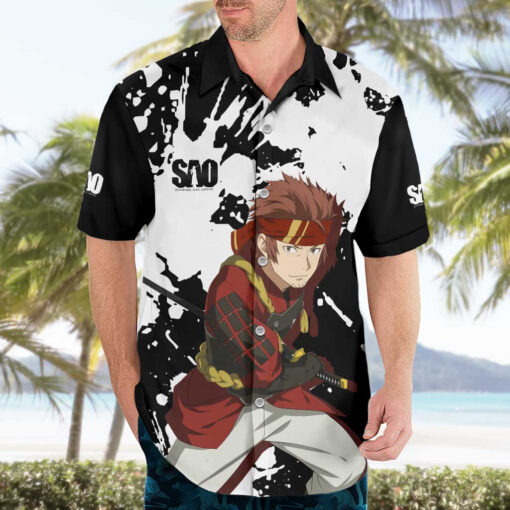 Chemise hawaïenne Klein Sword Art Online Anime – Image 3