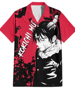 Chemise hawaïenne Kokichi Muta Jujutsu Kaisen style manga