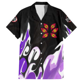 Chemise hawaïenne Kokushibo Demon Slayer Anime