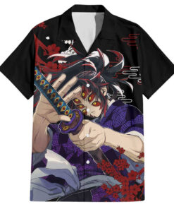 Chemise hawaïenne Kokushibo Demon Slayer Japon Anime