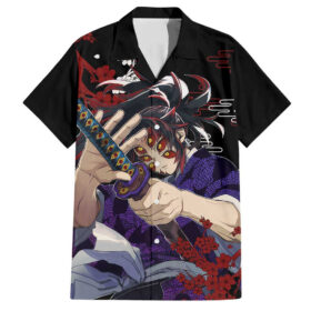 Chemise hawaïenne Kokushibo Demon Slayer Japon Anime