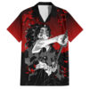 Chemise hawaïenne Kokushibo classique Demon Slayer