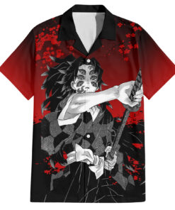 Chemise hawaïenne Kokushibo classique Demon Slayer