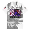 Chemise hawaïenne Kokushibo Kimetsu no Yaiba Japon Anime