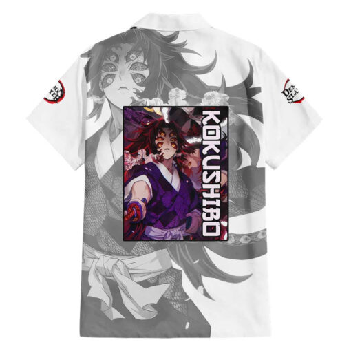 Chemise hawaïenne Kokushibo Kimetsu no Yaiba Japon Anime – Image 2