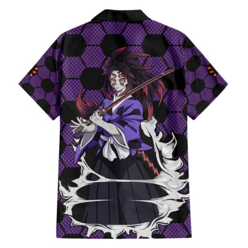 Chemise hawaïenne Kokushibo uniforme Mix Demon Slayer Anime – Image 2