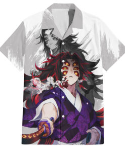 Chemise hawaïenne Kokushibo & Yoriichi Tsugikuni