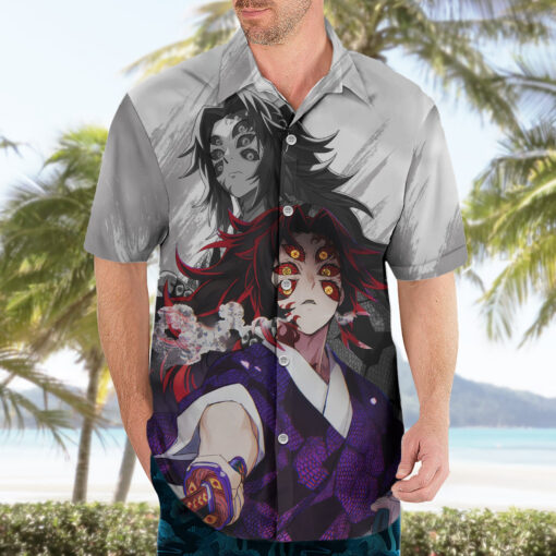 Chemise hawaïenne Kokushibo & Yoriichi Tsugikuni – Image 3