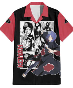 Chemise hawaïenne Konan Naruto Manga Mix