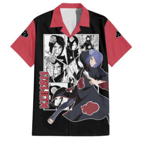 Chemise hawaïenne Konan Naruto Manga Mix