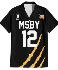 Chemise hawaïenne Kotaro Bokuto n°12 MSBY Anime