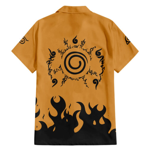 Chemise hawaïenne Kurama symbole du sceau trigramme Naruto – Image 2