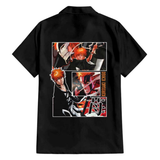 Chemise hawaïenne Ichigo Kurosaki TYBWA Bleach Anime – Image 2