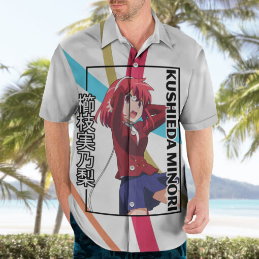Chemise hawaïenne Minori Kushieda Toradora Anime – Image 3