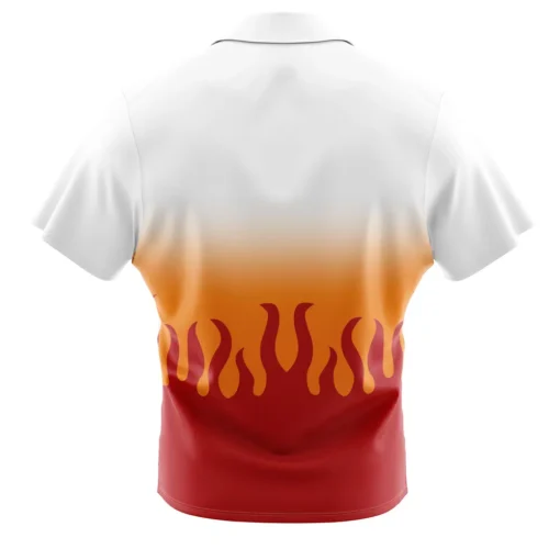 Chemise hawaïenne Kyojuro Rengoku Demon Slayer – Image 2