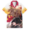 Chemise hawaïenne Kyojuro Rengoku Demon Slayer classique