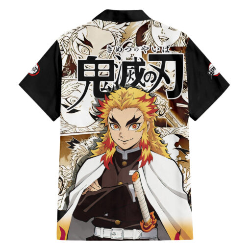 Chemise hawaïenne Kyojuro Rengoku Demon Slayer Manga Mix – Image 2