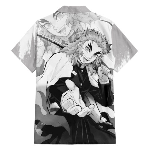 Chemise hawaïenne Kyojuro Rengoku basique – Image 2