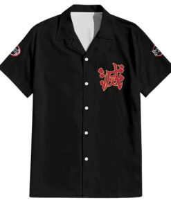 Chemise hawaïenne Kyojuro Rengoku V3 Demon Slayer Anime