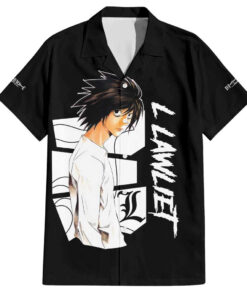 Chemise hawaïenne L Lawliet Death Note Anime