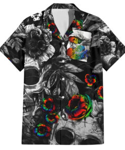 Chemise hawaïenne LGBT L’amour est notre mère