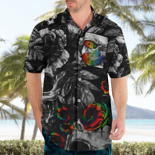Chemise hawaïenne LGBT L’amour est notre mère – Image 3